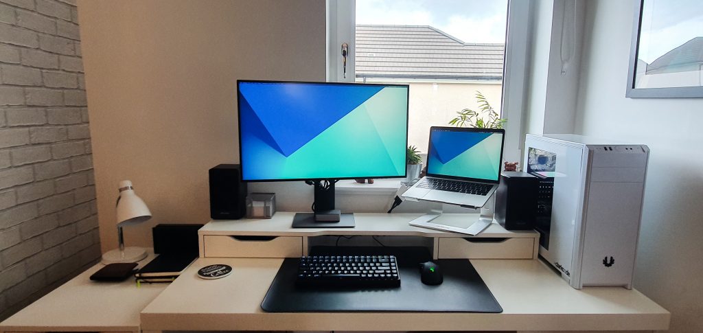 Scott's home desk