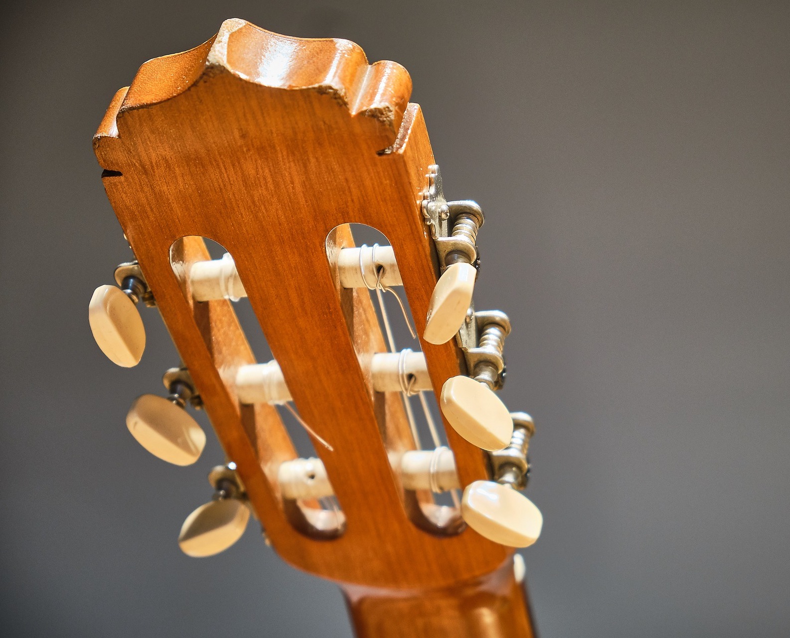 tuning mechanism for a guitar